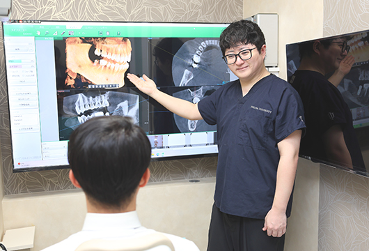 一人ひとりに時間をかけたカウンセリングと分かりやすいによる治療