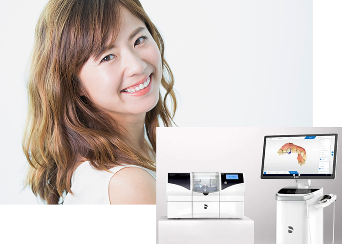 白い歯になるセラミック治療