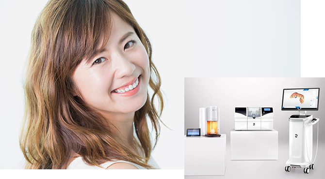 白い歯になるセラミック治療